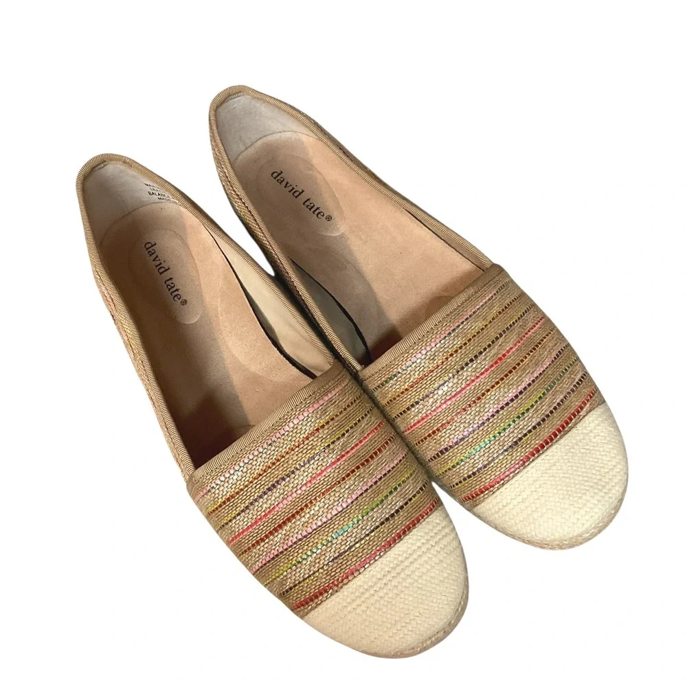 David Tate Women's Paradise Rounded Cushioned Slip-on Espadrilles Size‎ 13W